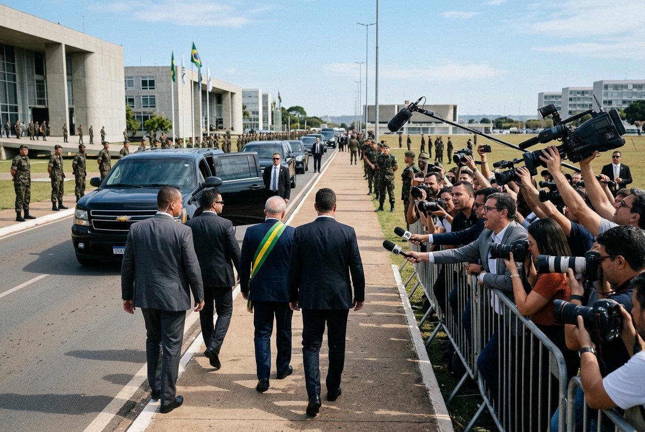 Lula Evita Perguntas Sobre Lulinha e Marcola após Cerimônia do Exército
